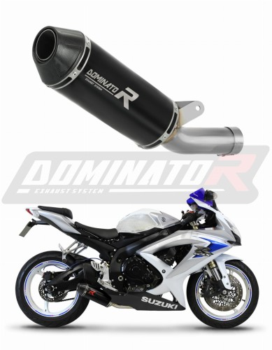 Прямоток Suzuki GSXR 600 K8 K9 L0 2008 - 2010 DOMINATOR HP3 черный