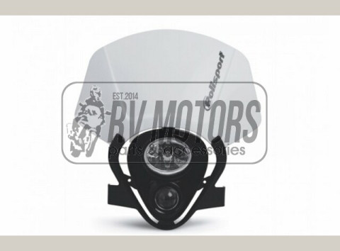 Обтекатель с фарой Кросс RACETECH MASKNR00008