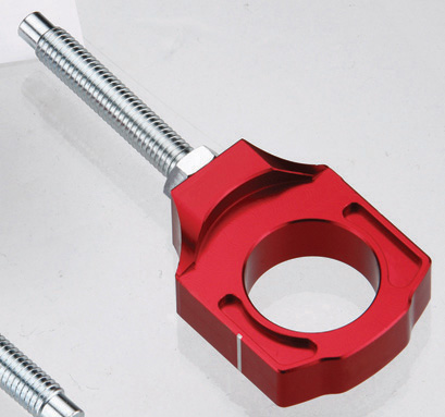 Натяжитель приводной цепи HONDA CR/CRF '02-'10 красный ACCEL AB12RD