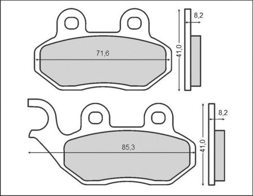 Гальмівні колодки BRENTA FT 3099 (FA264)