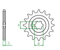 Приводная звезда GROSSKOPF 267 14