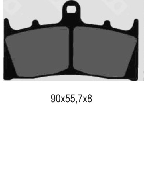 Гальмівні колодки GALFER FD156G1651 (FA188)