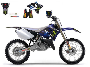 Комплект наклеек YAMAHA YZ 125/250 '02-'13 BLACKBIRD E2231R