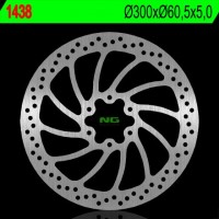 Тормозной диск NG передний KTM DUKE 125/200/390 '14-'16, RC 125/200/390 '14-'16 (300X60,5X4) (6X8,5MM) NG1438