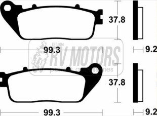 Тормозные колодки SBS 862HF