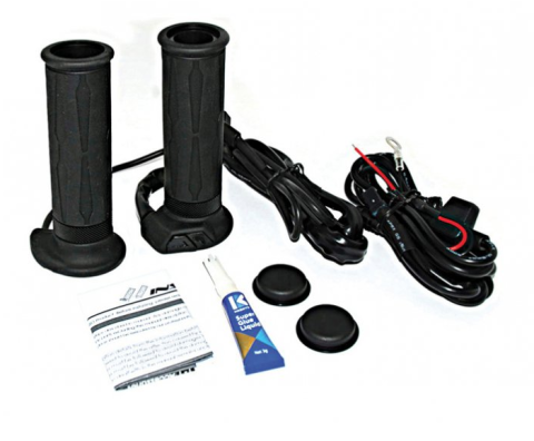 Ручки руля с подогревом KOSO (22-25 / 130 мм) AX0421I0