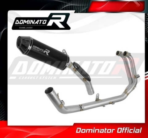 Полная система выхлопа Aprilia Tuareg 660 2021 - 2023 DOMINATOR HP3 черный