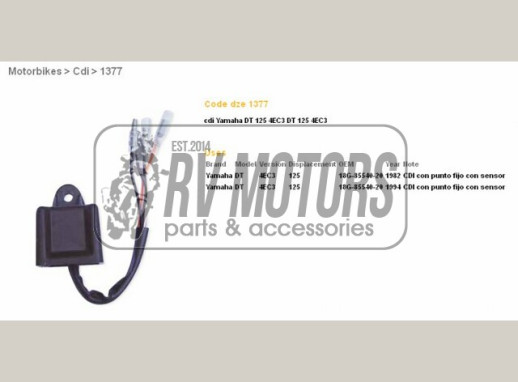 Комутатор YAMAHA DT125 DZE ELEKTRYKA 1377-01