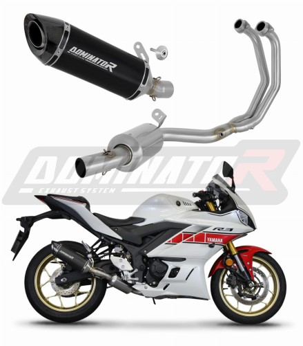 Полная система выхлопа Yamaha YZF-R3 2019 - 2024 DOMINATOR HP8 черный