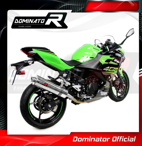 Прямоток DOMINATOR KAWASAKI EX400 NINJA 400 ABS 2018 - 2019 круглый