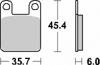 Тормозные колодки DELTA BRAKING DB2120OR-D (FA115)