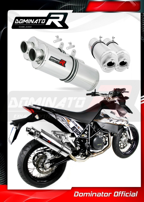 Прямоток DOMINATOR KTM 690 SM SUPERMOTO овальный