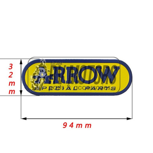 Термостійка наклейка Arrow