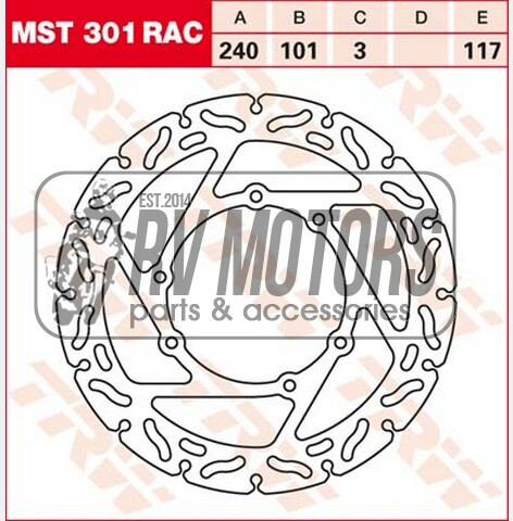 Гальмівний диск TRW Lucas MST301RAC