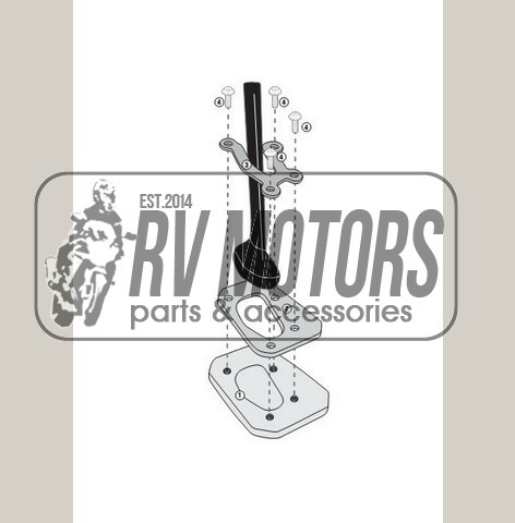 Розширення підніжки BMW F 800R (2015) KAPPA ES5118K