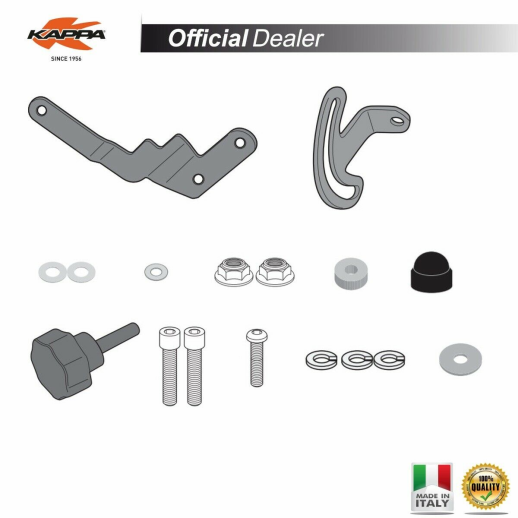 Кріплення вітрового скла Kappa BMW R 1250GS ADVENTURE (19) 5124DTK/5124DK (D5131KITK)