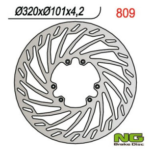 Тормозной диск NG передний HONDA CR/CRF 320 MM NG809