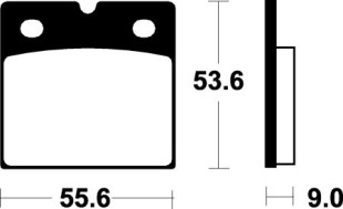 Тормозные колодки SBS 506HF