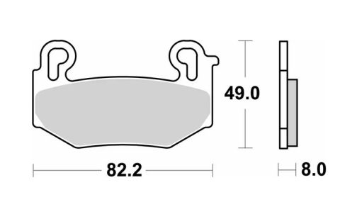 Тормозные колодки SBS 1004HS