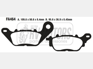 Тормозные колодки EBC FA464