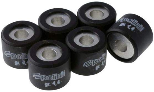 Ролики варіатора POLINI 046-91-44 16x13/4,4г 6шт синій