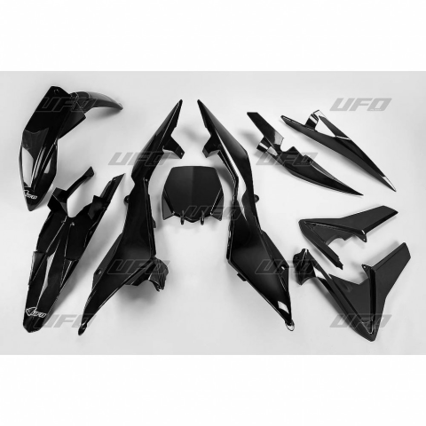 Комплект пластика UFO HUSQVARNA TC 499 4T '11-'13 (чёрный) (HU612E001) HUKIT612001