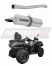 Прямоток CF MOTO C Force 625 Touring 2024 DOMINATOR круглый 