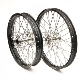 Колёсный диск в сборе R18 2.15 HUSQVARNA HAAN WHEELS H2211031 ступица 20мм чёрный/серебряный