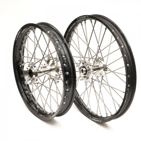 Колёсный диск в сборе R18 2.15 HUSQVARNA HAAN WHEELS H2211031 ступица 20мм чёрный/серебряный