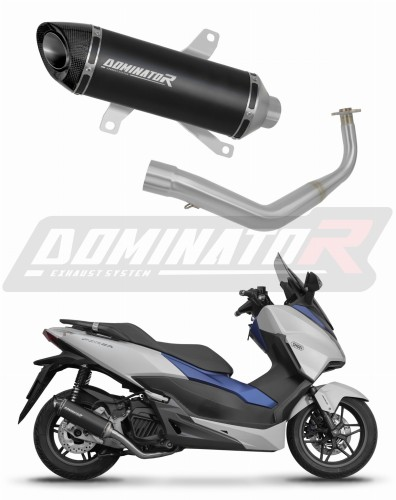 Полная система выхлопа Honda NSS 125 FORZA 2017 - 2020 DOMINATOR HP8 черный