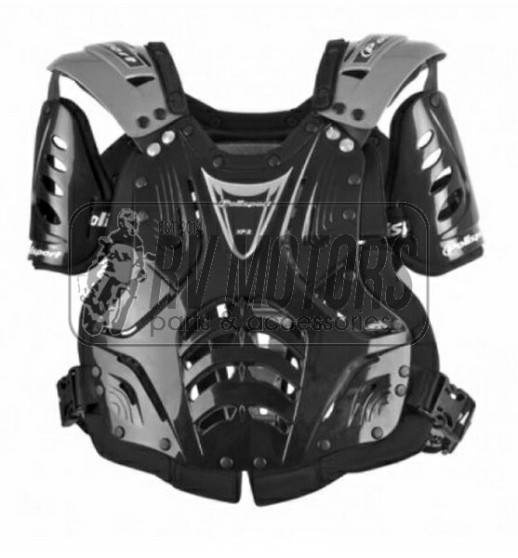 Захист грудей PoliSport XP2 Black/Silver 8000300013	