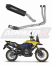 Полная система выхлопа Suzuki V-Strom 800 SE / V-Strom 800 DE 2023 - 2024 DOMINATOR MX2 черный