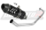 Полная система выхлопа Yamaha MT 125 2014 - 2019 DOMINATOR HP3 BLACK