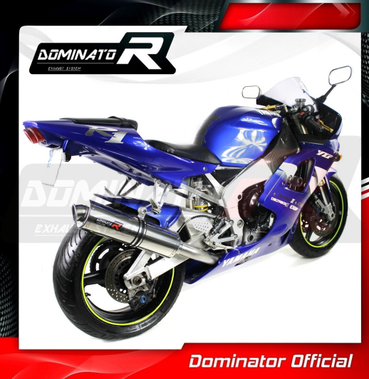 Прямоток DOMINATOR YAMAHA YZF R1 1000 RN04 1998 - 2001 круглий