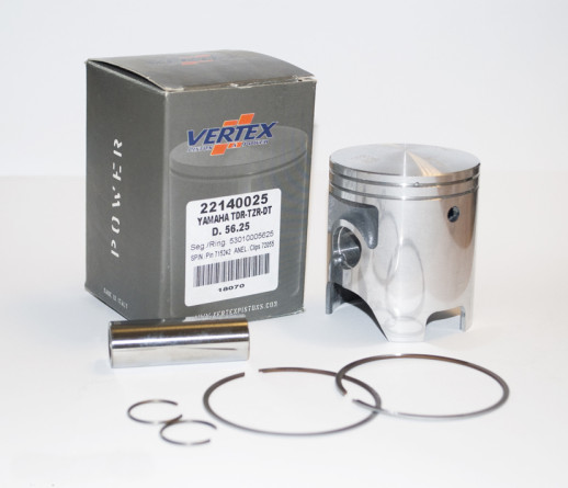 Поршень YAMAHA DT 125 (DT125) R, TDR 125/250, TZR 125 '87-'05 (+1,00=57,00MM) VERTEX 22140100