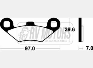 Тормозные колодки SBS 716RSI