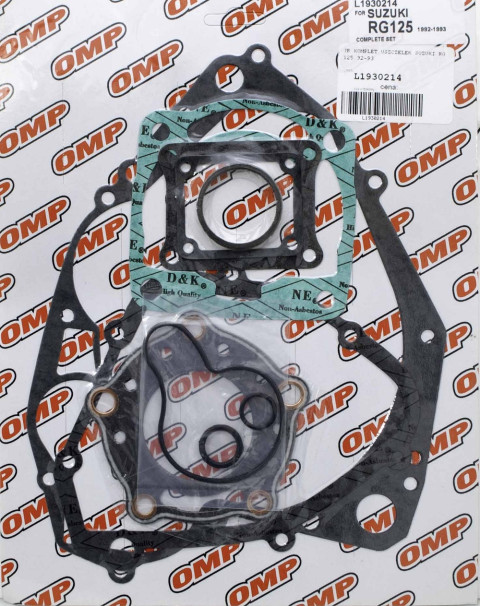 Полный комплект прокладок SUZUKI RG125 '92-'93 OMP L1930214