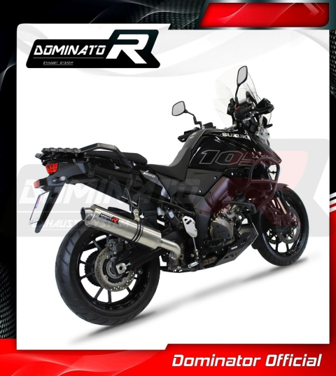 Прямоток DOMINATOR SUZUKI DL 1050 V-STROM 2020 - 2021 круглый 