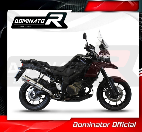 Прямоток DOMINATOR SUZUKI DL 1050 V-STROM 2020 - 2021 круглый 