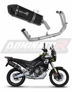 Полная система выхлопа Aprilia Tuareg 660 2021 - 2023 DOMINATOR HP7 черный