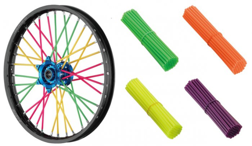 Накладки на спиці ACCEL SS102RD 38шт червоний