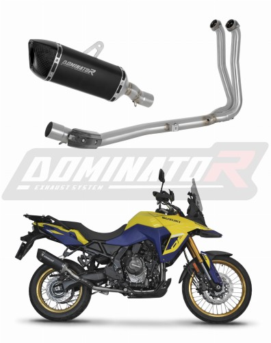 Полная система выхлопа Suzuki V-Strom 800 SE / V-Strom 800 DE 2023 - 2024 DOMINATOR HP6 черный