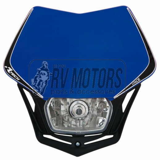 Обтічник з фарою Крос RACETECH MASKBLNR008 