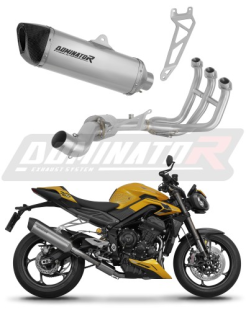 Полная система выхлопа Triumph Street Triple 765 RS 2024 - 2025 DOMINATOR HP6