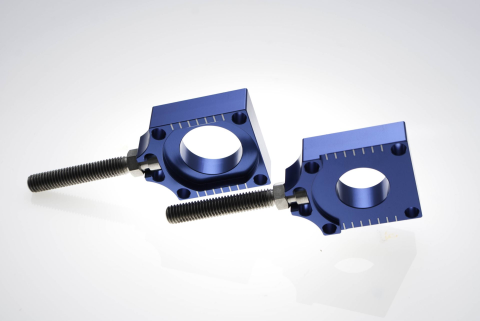 Натяжитель приводной цепи HUSQVARNA TC/TE '04-'14 синий ACCEL AB22BL