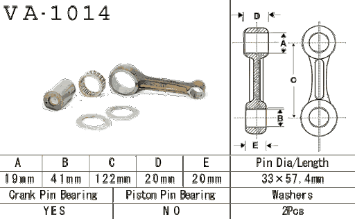 Шатун VESRAH VA-1014