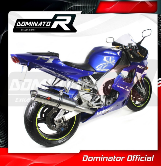 Прямоток DOMINATOR YAMAHA YZF R1 1000 RN04 1998 - 2001 овальний