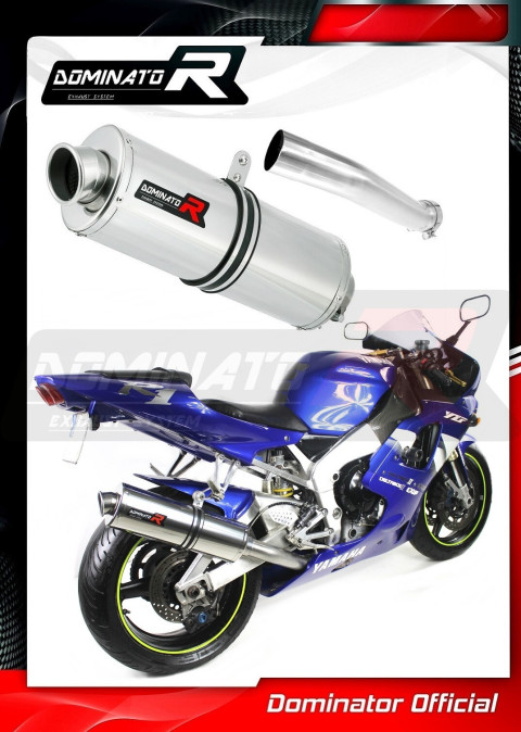 Прямоток DOMINATOR YAMAHA YZF R1 1000 RN04 1998 - 2001 овальный