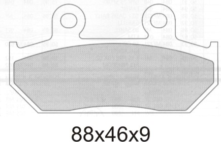 Тормозные колодки GALFER FD082G1651 (FA124/FA412)
