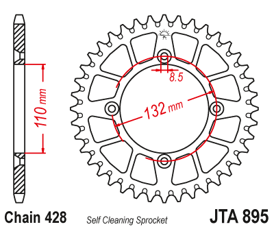 Привідна зірка JR 448649JRAG (JTA 895.49)